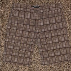 BCBG MAXAZRIA plaid shorts